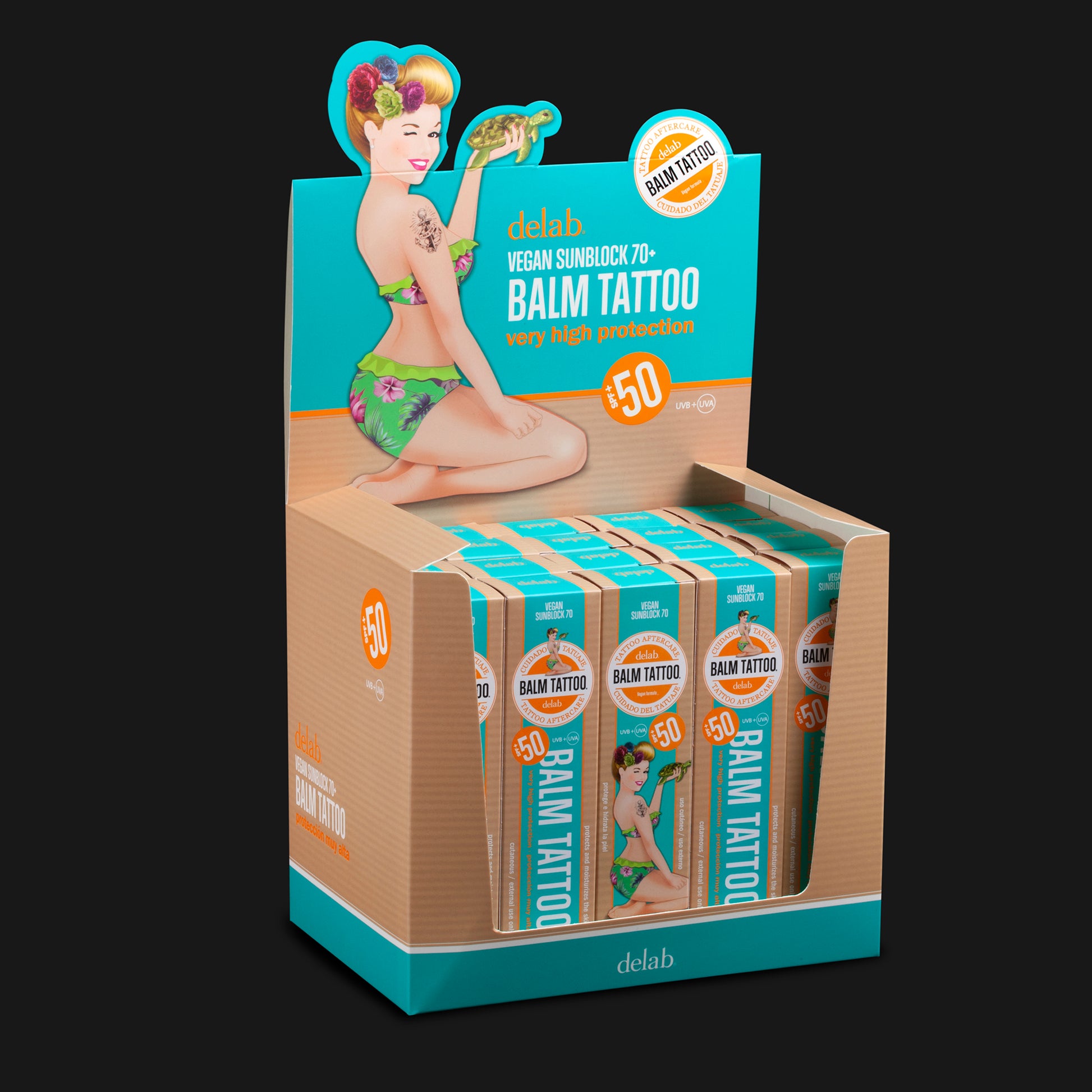 Balm Tattoo Sunblock 70+ Vegano 30g - Expositor 20 uds.