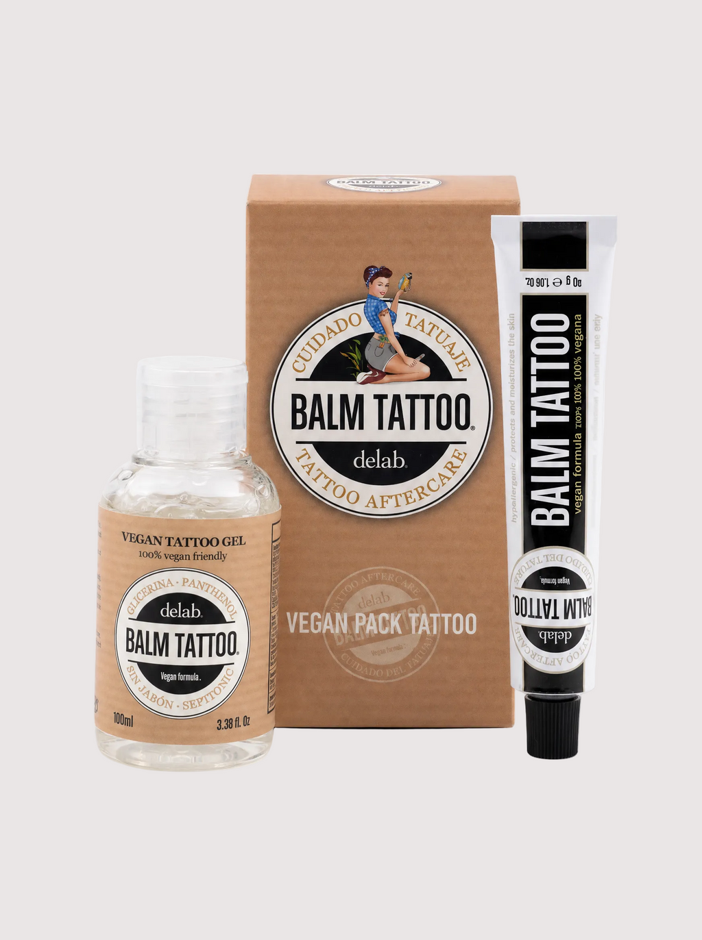 Balm Tattoo Pack Vegano 30gr + 100ml