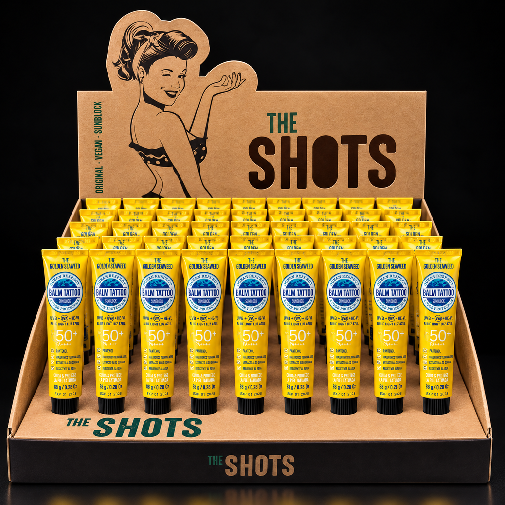 The Shots · Expositor Golden Seaweed 50 unidades 8g