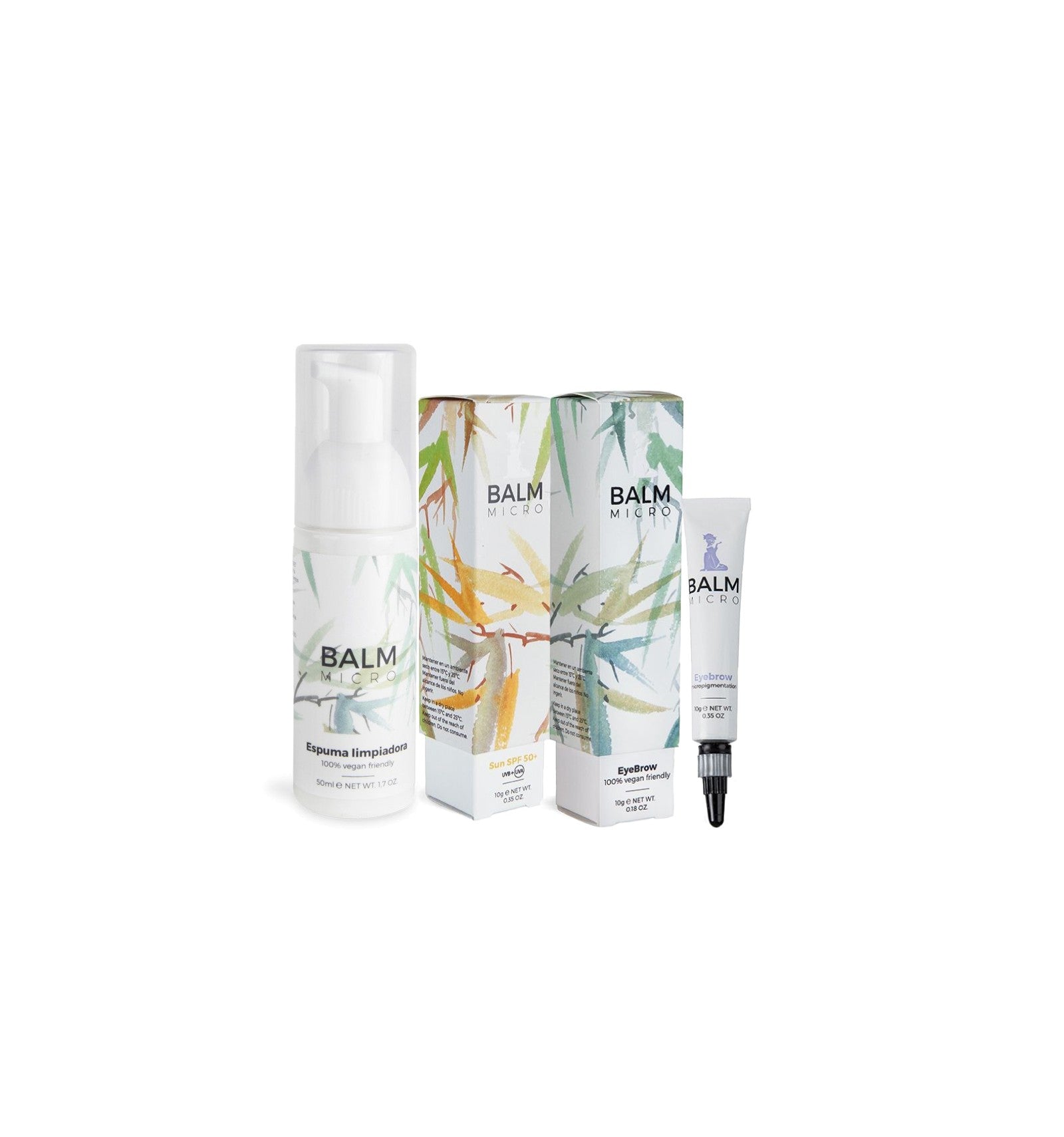 Pack Sun Solar+Eyebrow Cejas+Foam Espuma