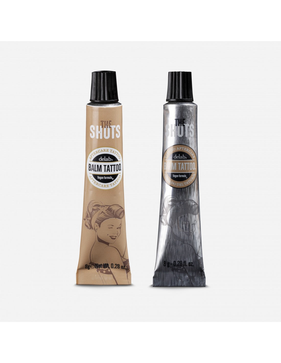 THE SHOTS · MINI PACK VEGANO - 8 ml + 8 g